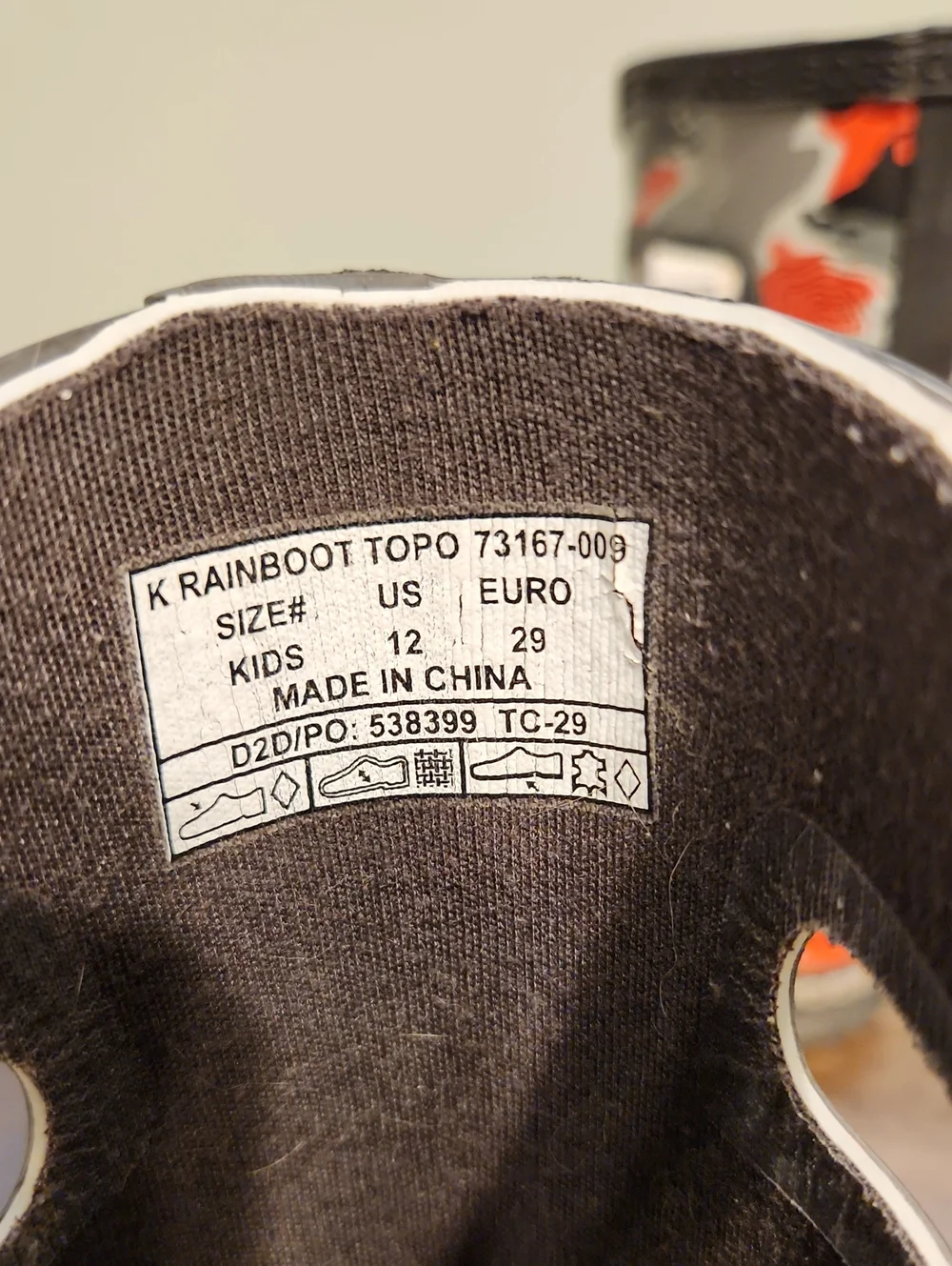 Bogs Kids Topo Camo Rain Boots